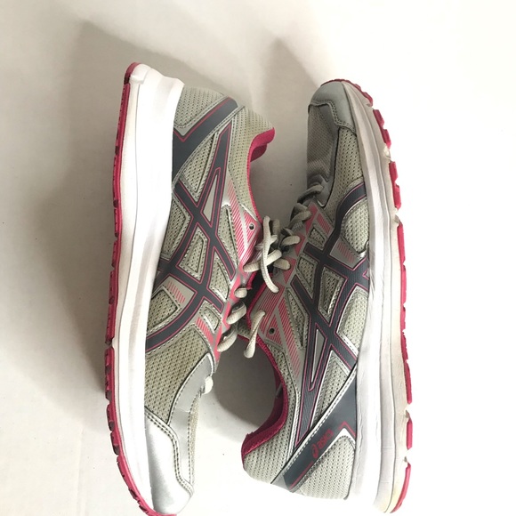 ASICS woman’s sneakers  size 11 silver and pink - Picture 6 of 8